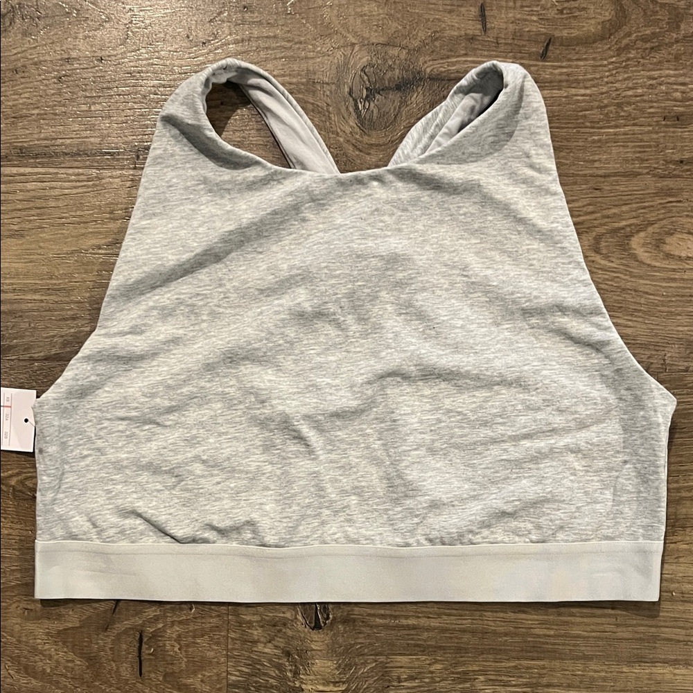 Auden Light Gray Unlined Crossback Bralette